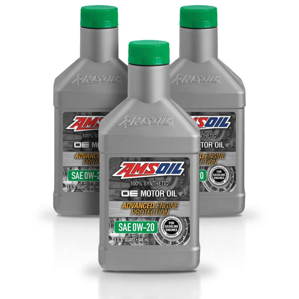 [KIT-AMOEZQT-3L] Kit 3 Litros ACEITE SINTETICO OE 0W20 AMSOIL .946 ML AMSOIL