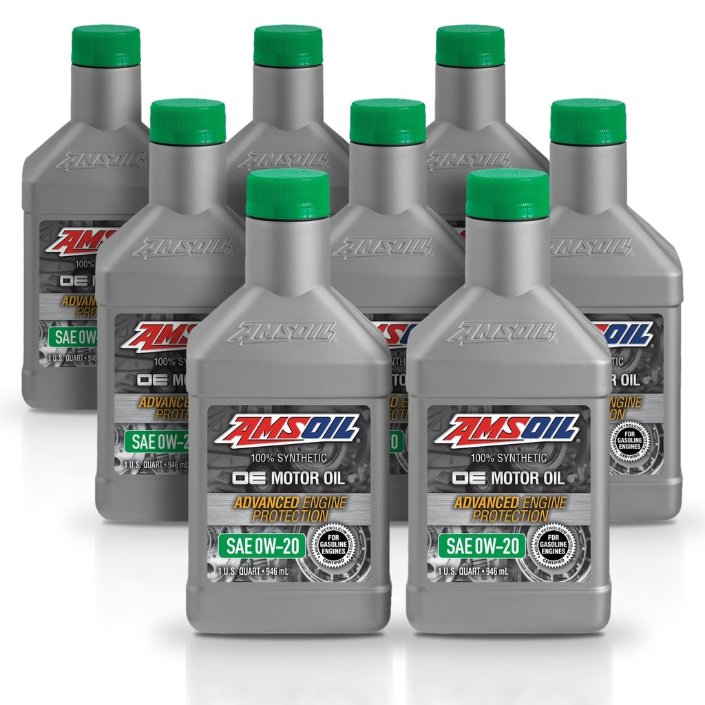 [KIT-AMOEZQT-8L] Kit 8 Litros ACEITE SINTETICO OE 0W20 AMSOIL .946 ML AMSOIL