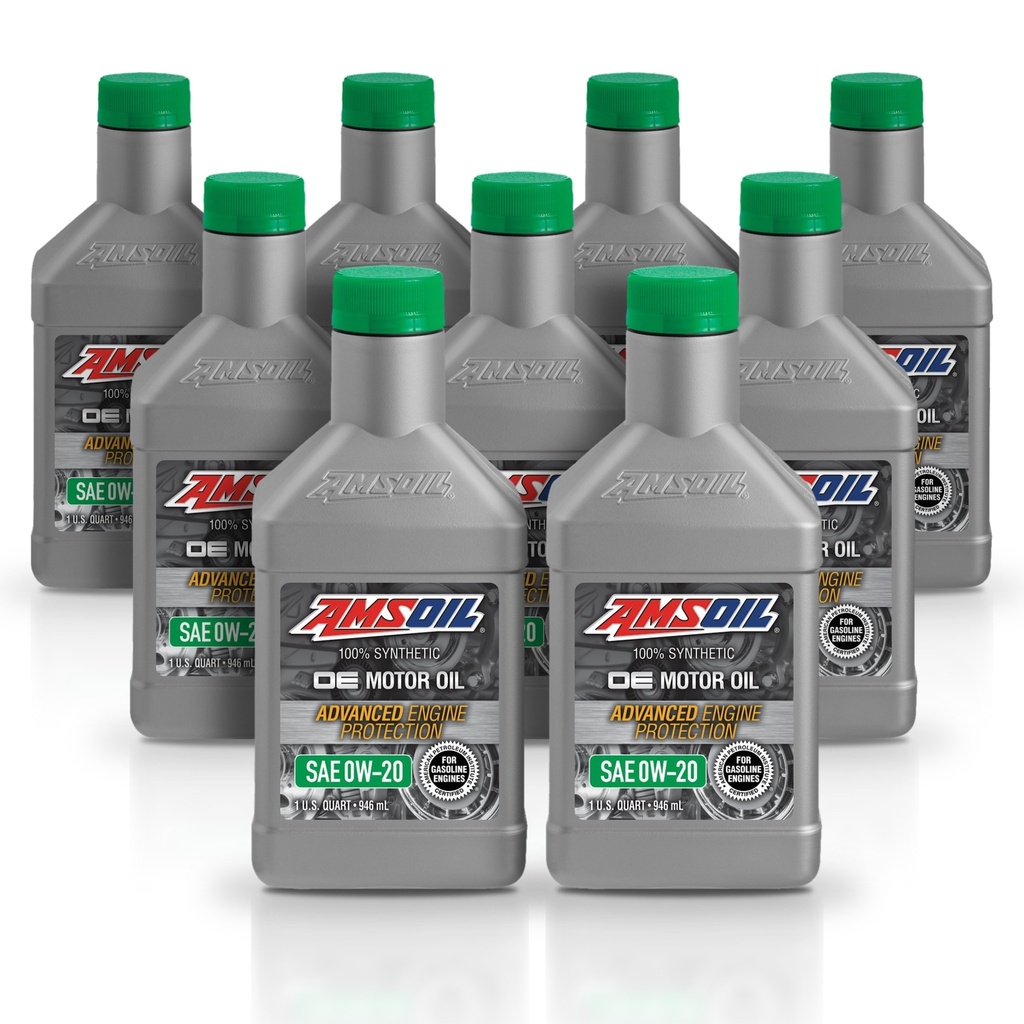 [KIT-AMOEZQT-9L] Kit 9 Litros ACEITE SINTETICO OE 0W20 AMSOIL .946 ML AMSOIL