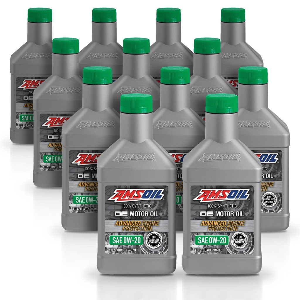 [KIT-AMOEZQT-12L] Kit 12 Litros ACEITE SINTETICO OE 0W20 AMSOIL .946 ML AMSOIL
