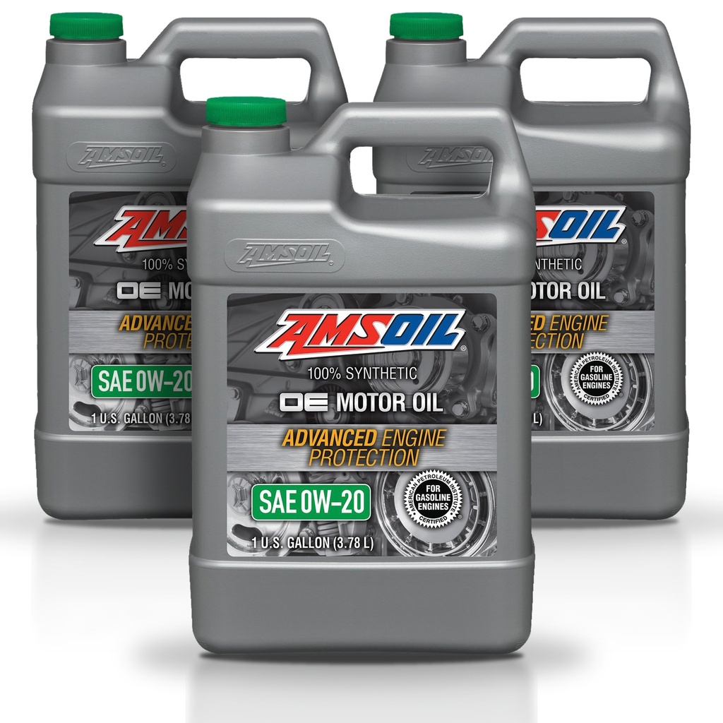 [KIT-AMOEZ1G-3G] Kit 3 Galones ACEITE SINTETICO OE 0W20 GARRAFA AMSOIL AMSOIL