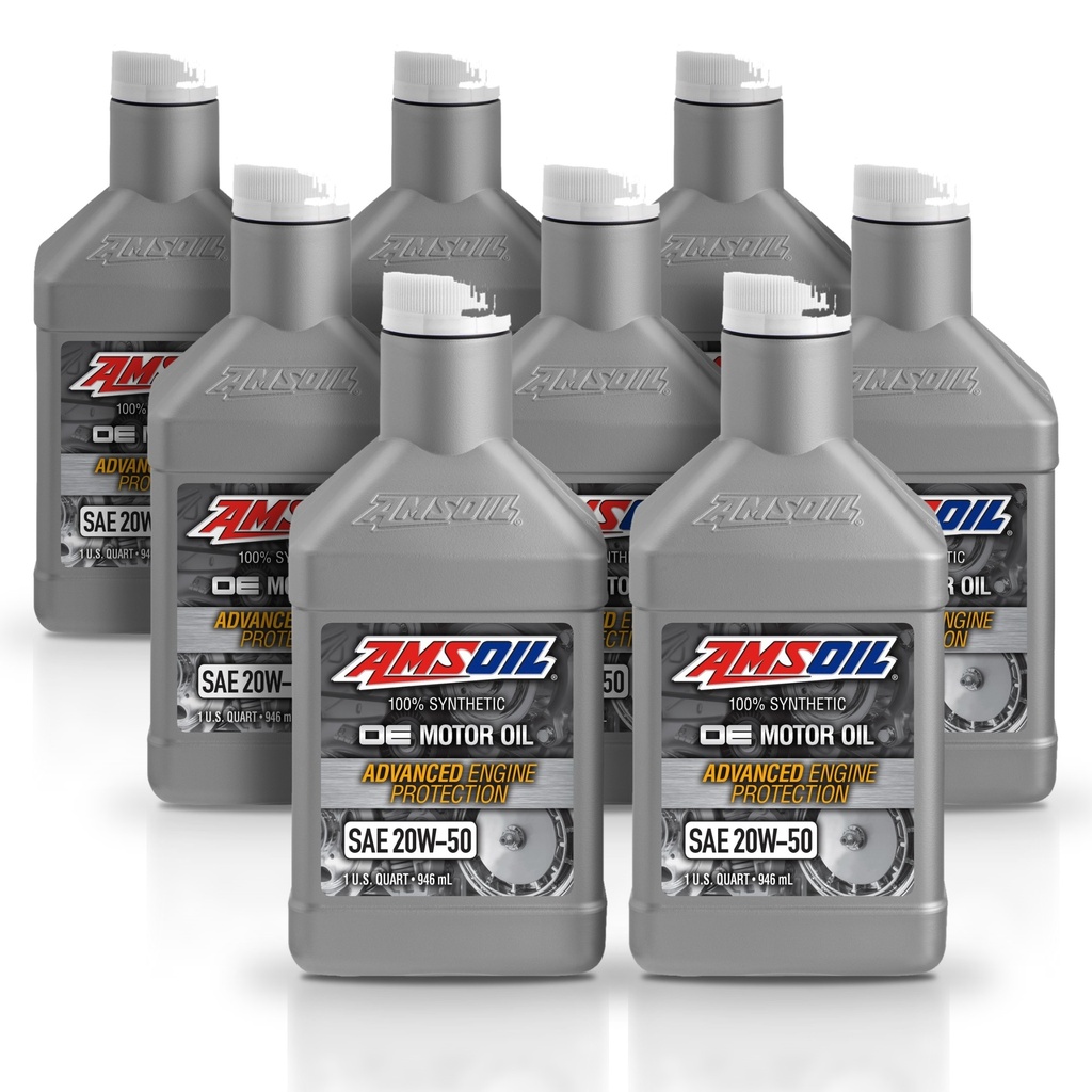 [KIT-AMOERQT-8L] Kit 8 Litros ACEITE SINTETICO OE 20W50 AMSOIL LITRO AMSOIL