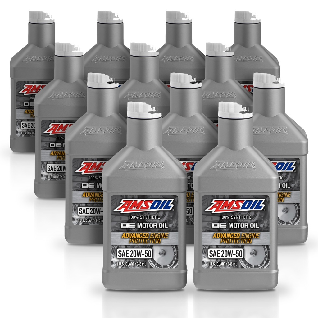 [KIT-AMOERQT-12L] Kit 12 Litros ACEITE SINTETICO OE 20W50 AMSOIL LITRO AMSOIL