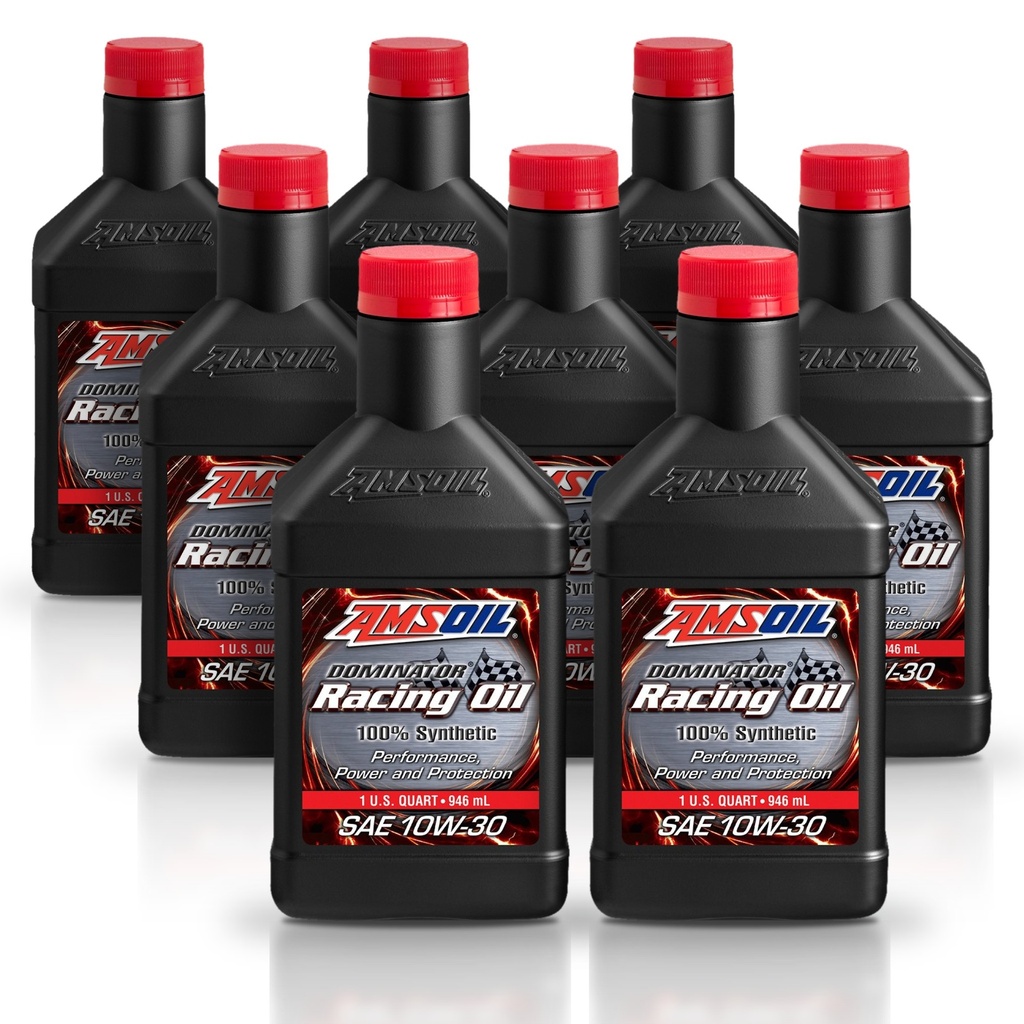 [KIT-AMRD30QT-8L] Kit 8 Litros DOMINATOR® SAE 10W30 Synthetic Racing Oil AMSOIL