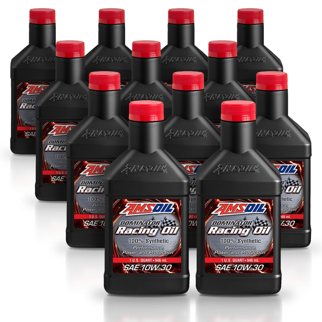[KIT-AMRD30QT-12L] Kit 12 Litros DOMINATOR® SAE 10W30 Synthetic Racing Oil AMSOIL