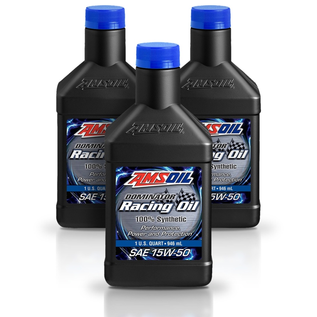 [KIT-AMRD50QT-3L] Kit 3 Litros DOMINATOR® SAE 15W50 Synthetic Racing Oil AMSOIL