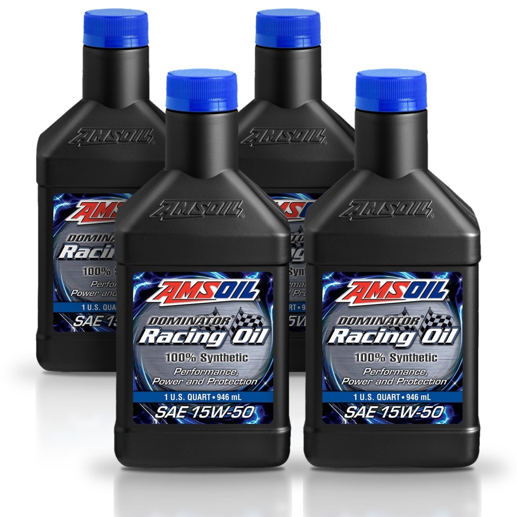 [KIT-AMRD50QT-4L] Kit 4 Litros DOMINATOR® SAE 15W50 Synthetic Racing Oil AMSOIL