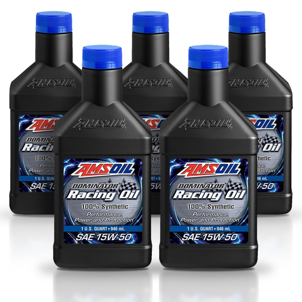 [KIT-AMRD50QT-5L] Kit 5 Litros DOMINATOR® SAE 15W50 Synthetic Racing Oil AMSOIL