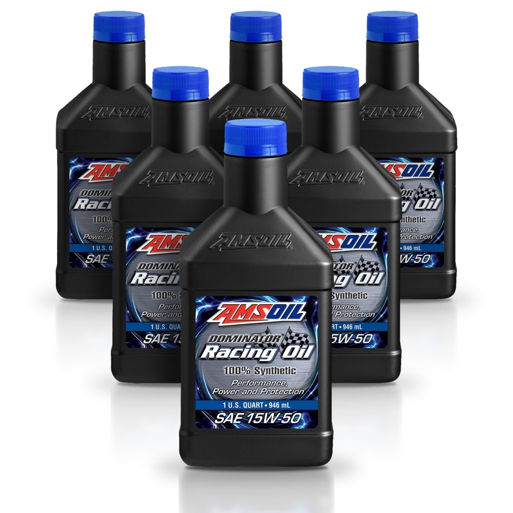 [KIT-AMRD50QT-6L] Kit 6 Litros DOMINATOR® SAE 15W50 Synthetic Racing Oil AMSOIL