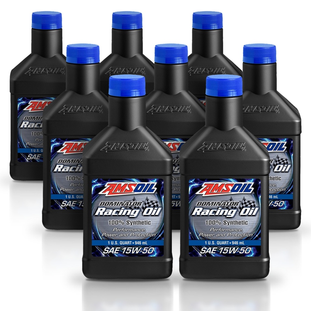 [KIT-AMRD50QT-8L] Kit 8 Litros DOMINATOR® SAE 15W50 Synthetic Racing Oil AMSOIL
