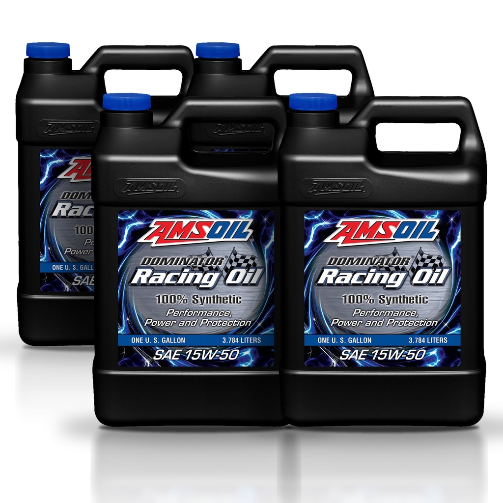 [KIT-AMRD501G-4G] Kit 4 Galones DOMINATOR® SAE 15W50 Synthetic Racing Oil AMSOIL