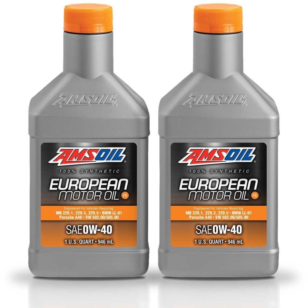 [KIT-AMEFOQT-2L] Kit 2 Litros European Car Formula 0W40 FS Synthetic Motor Oil AMSOIL