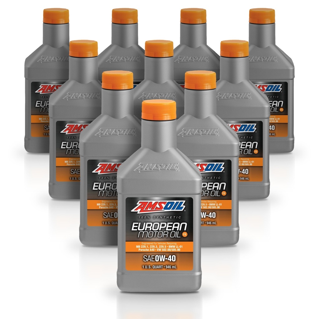 [KIT-AMEFOQT-10L] Kit 10 Litros European Car Formula 0W40 FS Synthetic Motor Oil AMSOIL
