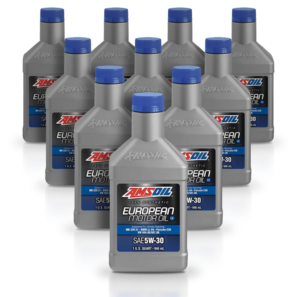 [KIT-AMAELQT-10L] Kit 10 Litros European Car Formula 5W30 LS Synthetic Motor Oil AMSOIL