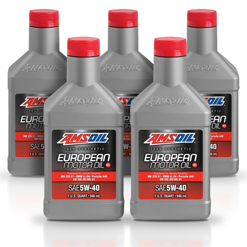 [KIT-AMAFLQT-5L] Kit 5 Litros European Car Formula 5W40 MS Synthetic Motor Oil AMSOIL