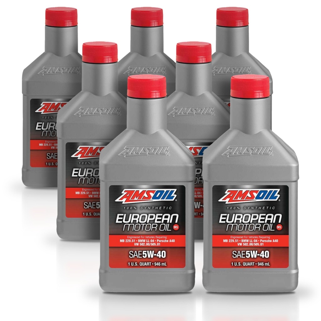 [KIT-AMAFLQT-7L] Kit 7 Litros European Car Formula 5W40 MS Synthetic Motor Oil AMSOIL