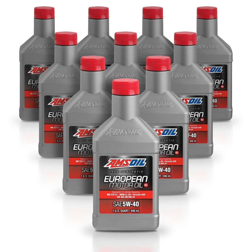 [KIT-AMAFLQT-10L] Kit 10 Litros European Car Formula 5W40 MS Synthetic Motor Oil AMSOIL