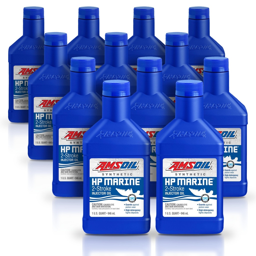 [KIT-AMHPMQT-12L] Kit 12 Litros HP Marine™ Synthetic 2-Stroke Oil AMSOIL
