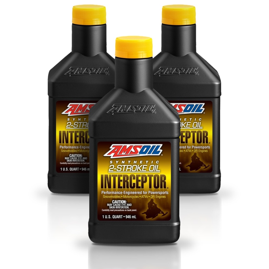 [KIT-AMAITQT-3L] Kit 3 Litros INTERCEPTOR® Synthetic 2-Stroke Oil AMSOIL