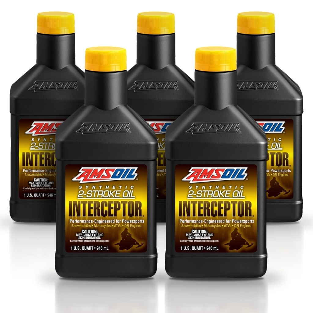 [KIT-AMAITQT-5L] Kit 5 Litros INTERCEPTOR® Synthetic 2-Stroke Oil AMSOIL