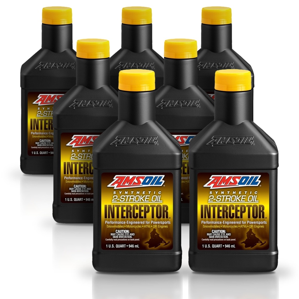 [KIT-AMAITQT-7L] Kit 7 Litros INTERCEPTOR® Synthetic 2-Stroke Oil AMSOIL