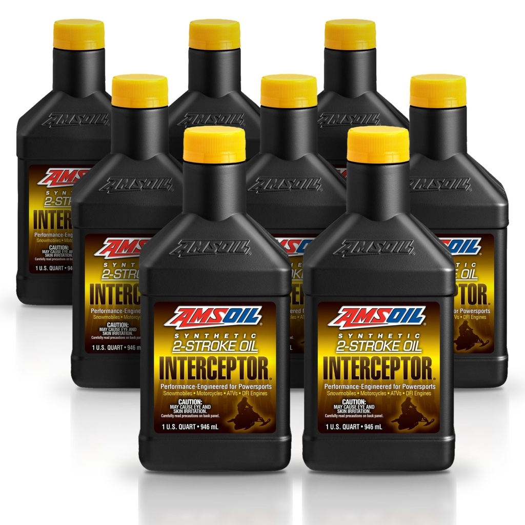 [KIT-AMAITQT-8L] Kit 8 Litros INTERCEPTOR® Synthetic 2-Stroke Oil AMSOIL