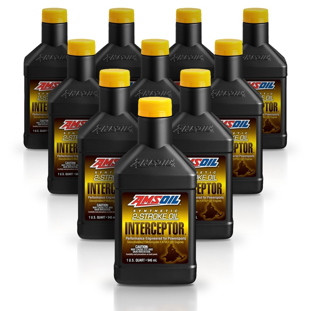 [KIT-AMAITQT-10L] Kit 10 Litros INTERCEPTOR® Synthetic 2-Stroke Oil AMSOIL
