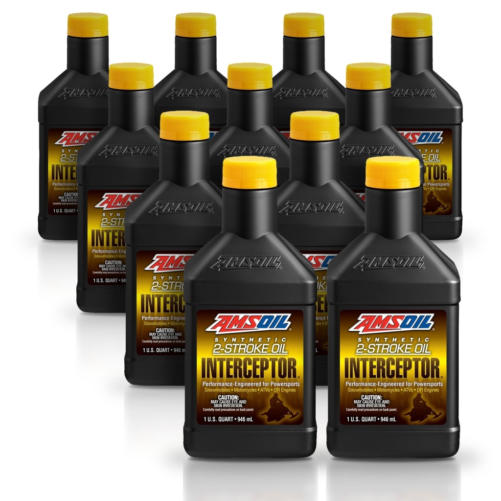 [KIT-AMAITQT-11L] Kit 11 Litros INTERCEPTOR® Synthetic 2-Stroke Oil AMSOIL