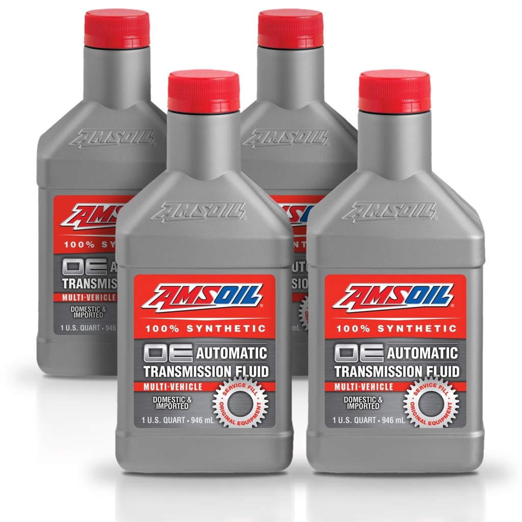 [KIT-AMOTFQT-4L] Kit 4 Litros OE Synthetic Multi-Vehicle Automatic Transmission Fluid AMSOIL