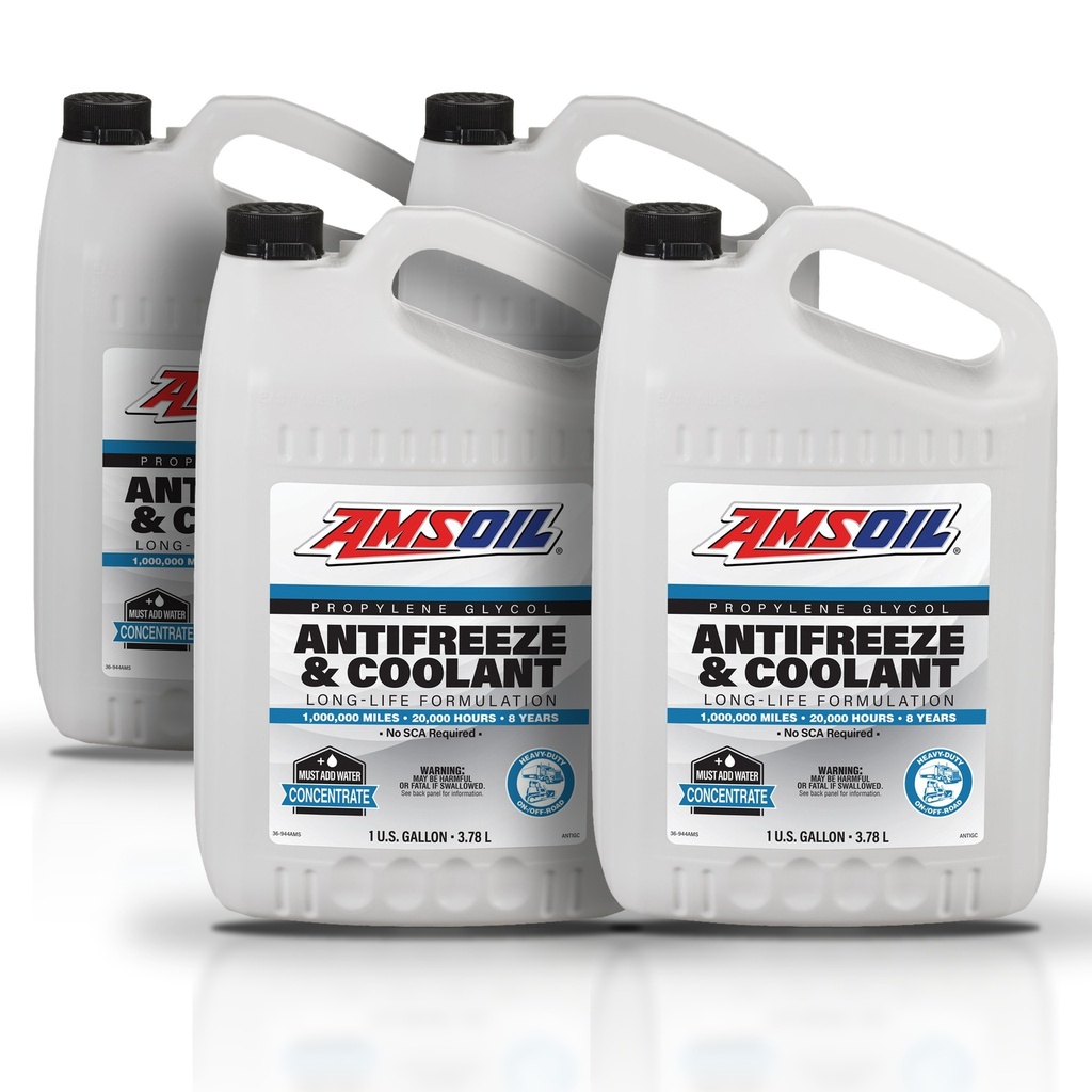 [KIT-AMANT1G-4G] Kit 4 Galones Propylene Glycol Antifreeze & Coolant AMSOIL