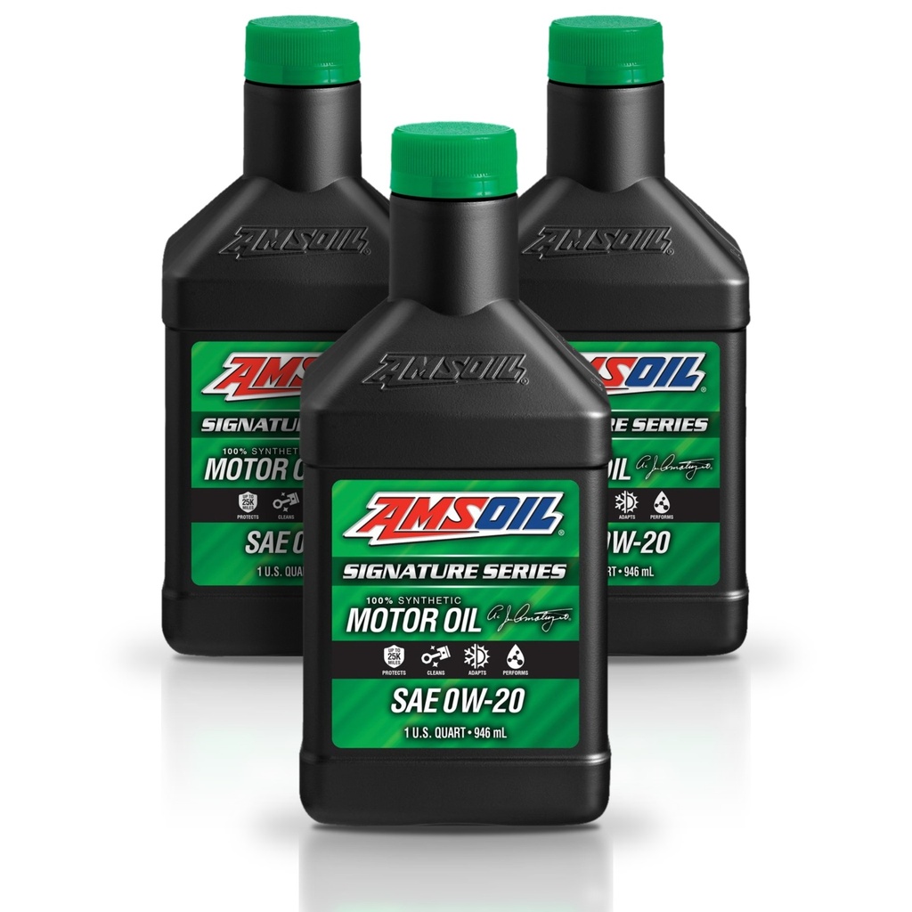 [KIT-AMASMQT-3L] Kit 3 Litros SAE 0W20 Synthetic Motor Oil AMSOIL