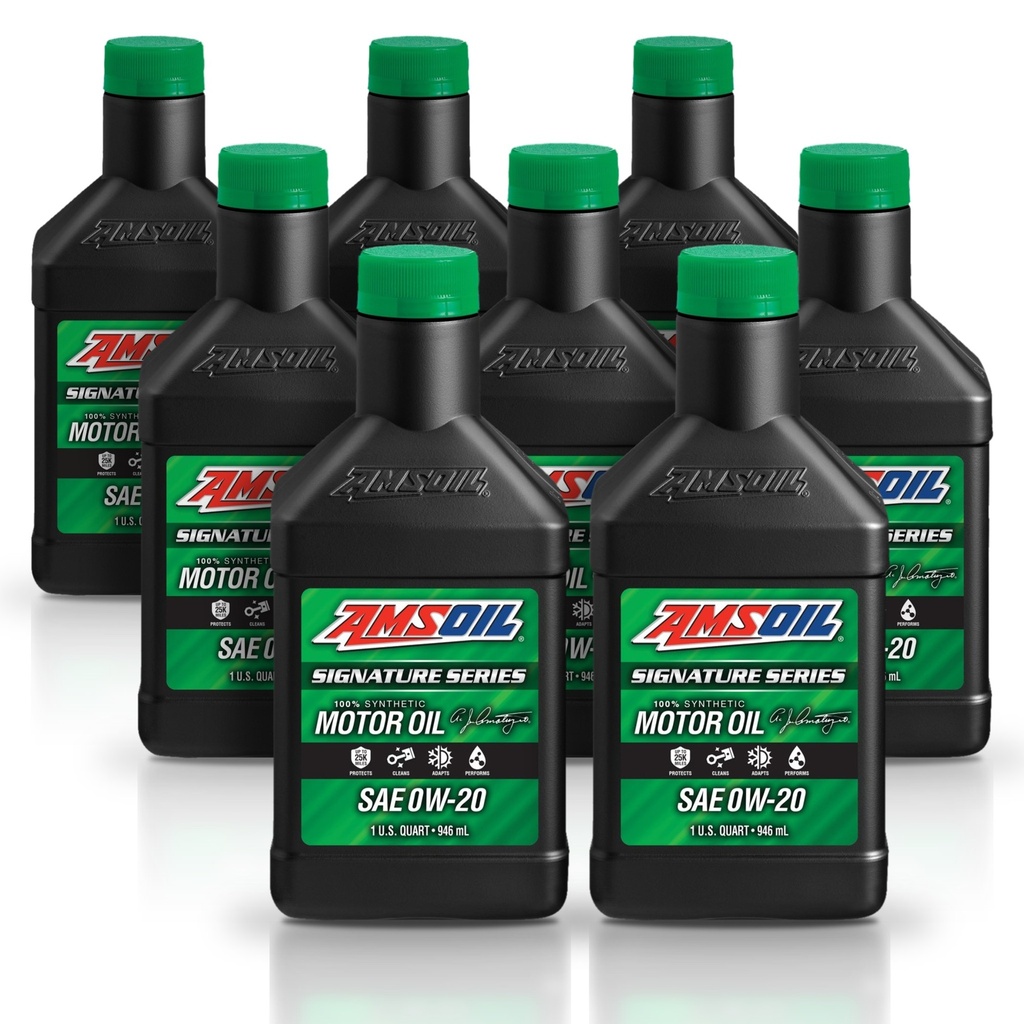 [KIT-AMASMQT-8L] Kit 8 Litros SAE 0W20 Synthetic Motor Oil AMSOIL