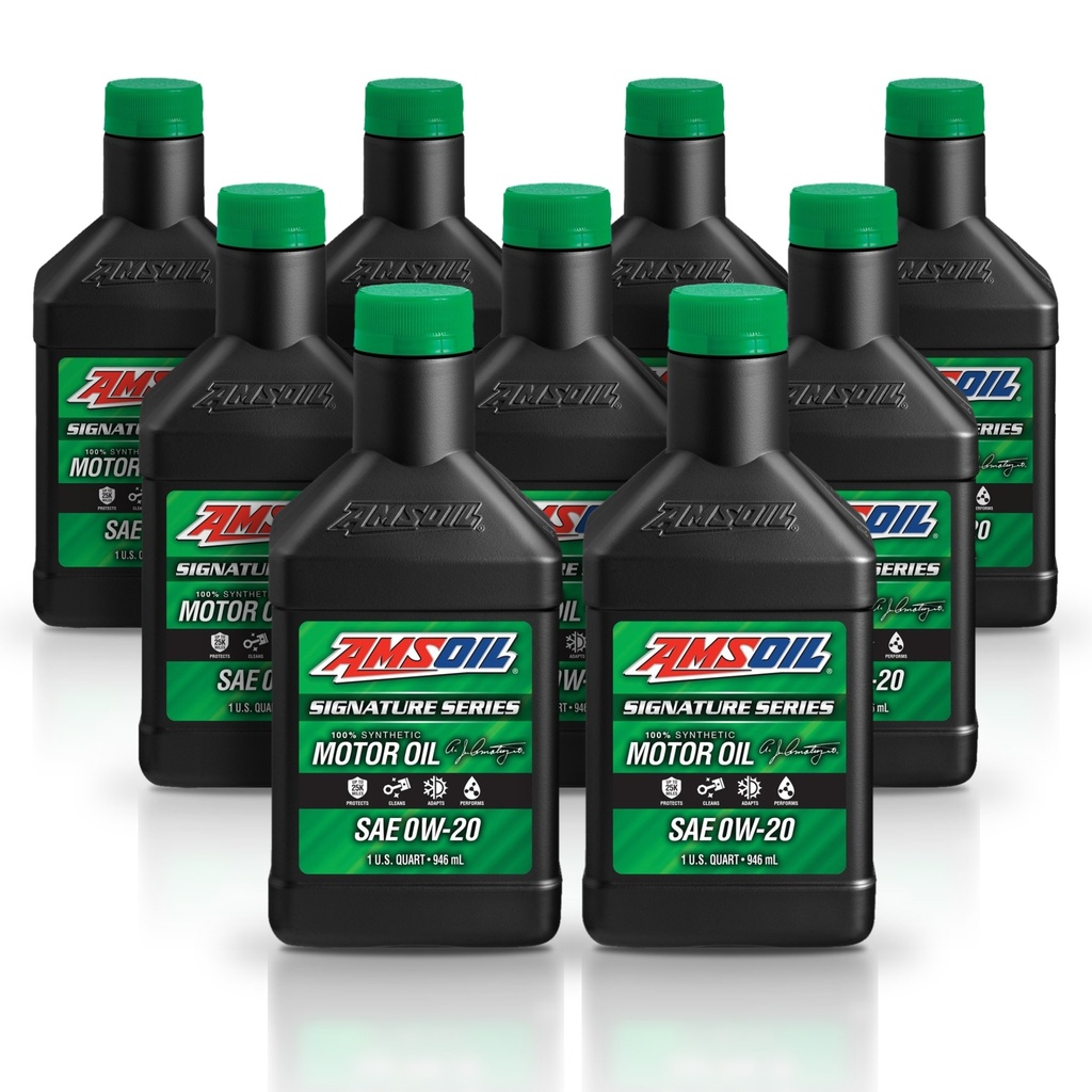 [KIT-AMASMQT-9L] Kit 9 Litros SAE 0W20 Synthetic Motor Oil AMSOIL