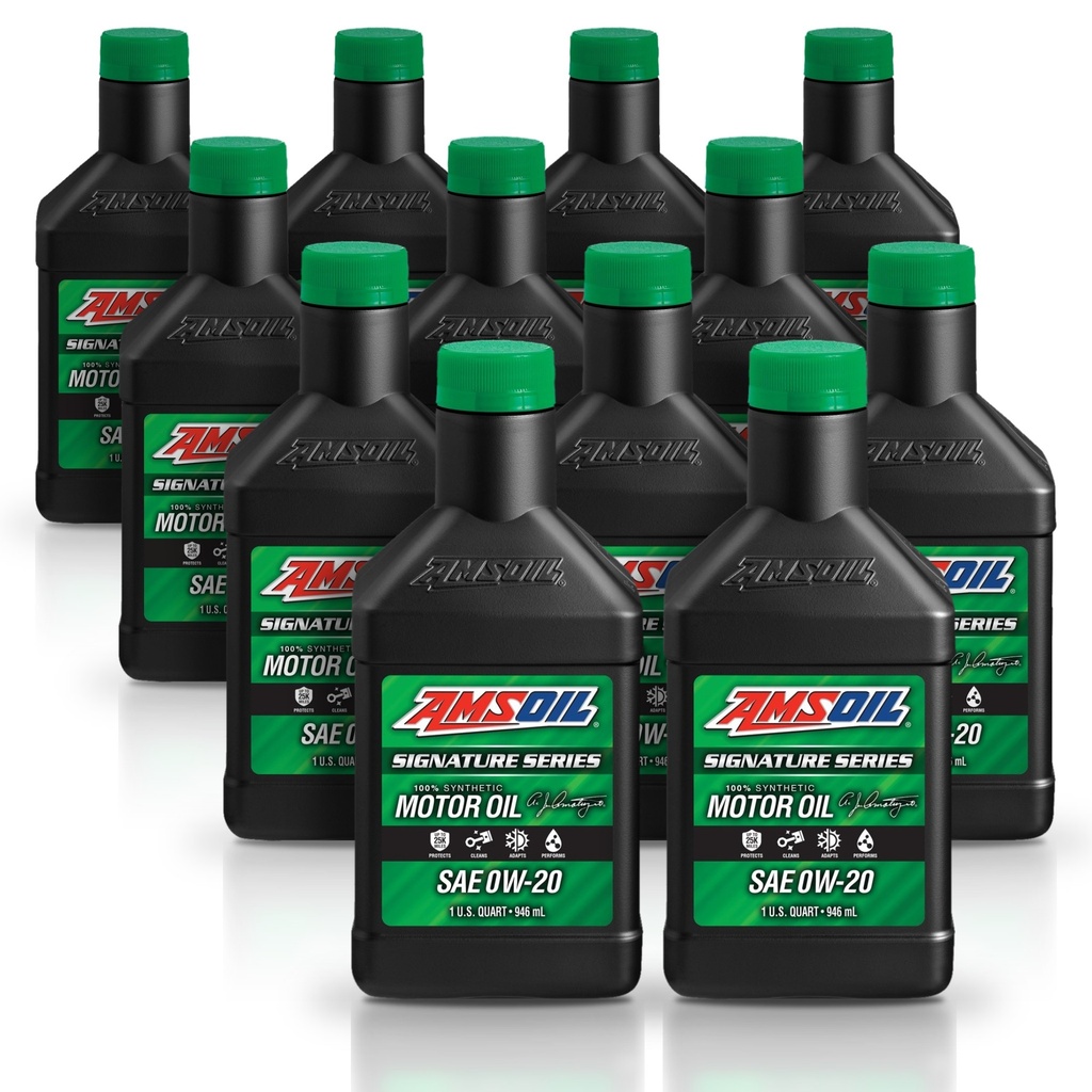 [KIT-AMASMQT-12L] Kit 12 Litros SAE 0W20 Synthetic Motor Oil AMSOIL