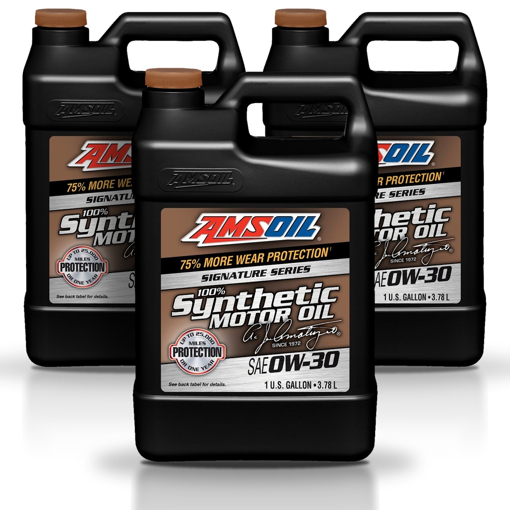 [KIT-AMAZO1G-3G] Kit 3 Galones SAE 0W30 Synthetic Motor Oil AMSOIL