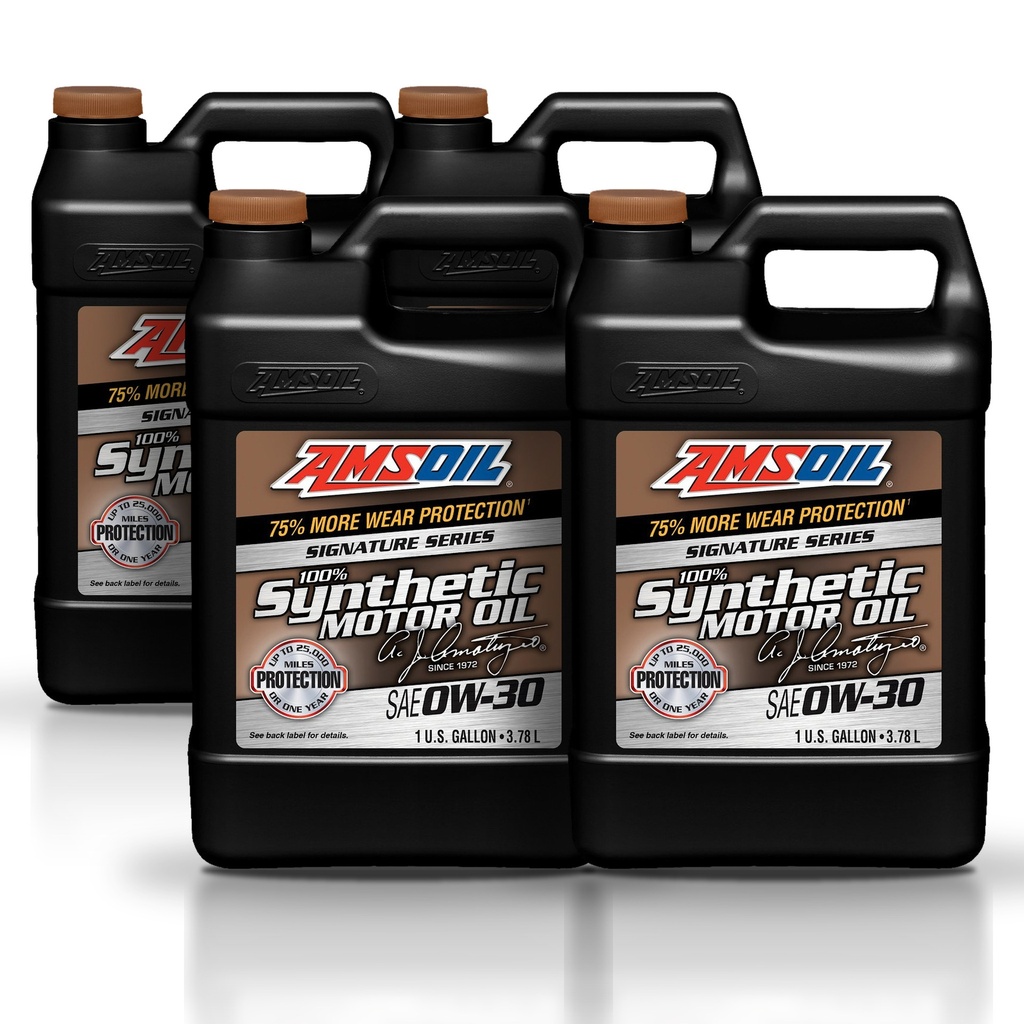 [KIT-AMAZO1G-4G] Kit 4 Galones SAE 0W30 Synthetic Motor Oil AMSOIL