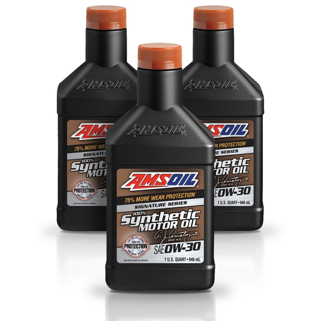 [KIT-AMAZOQT-3L] Kit 3 Litros SAE 0W30 Synthetic Motor Oil AMSOIL