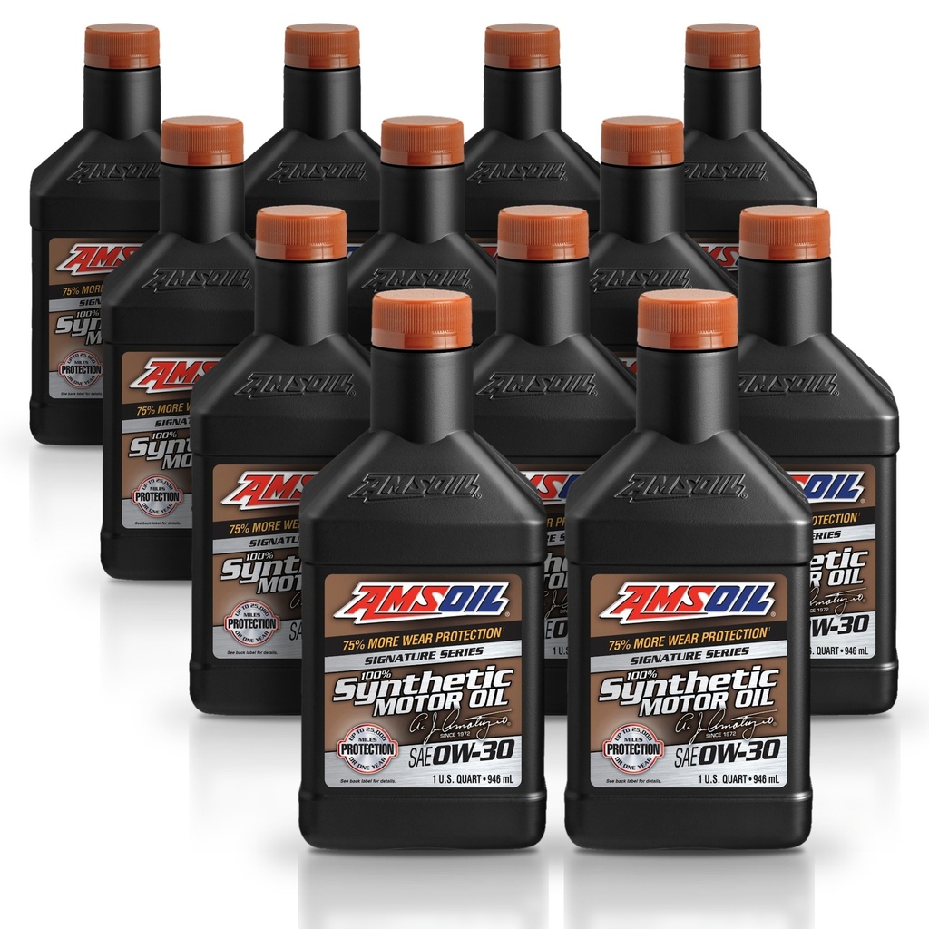 [KIT-AMAZOQT-12L] Kit 12 Litros SAE 0W30 Synthetic Motor Oil AMSOIL