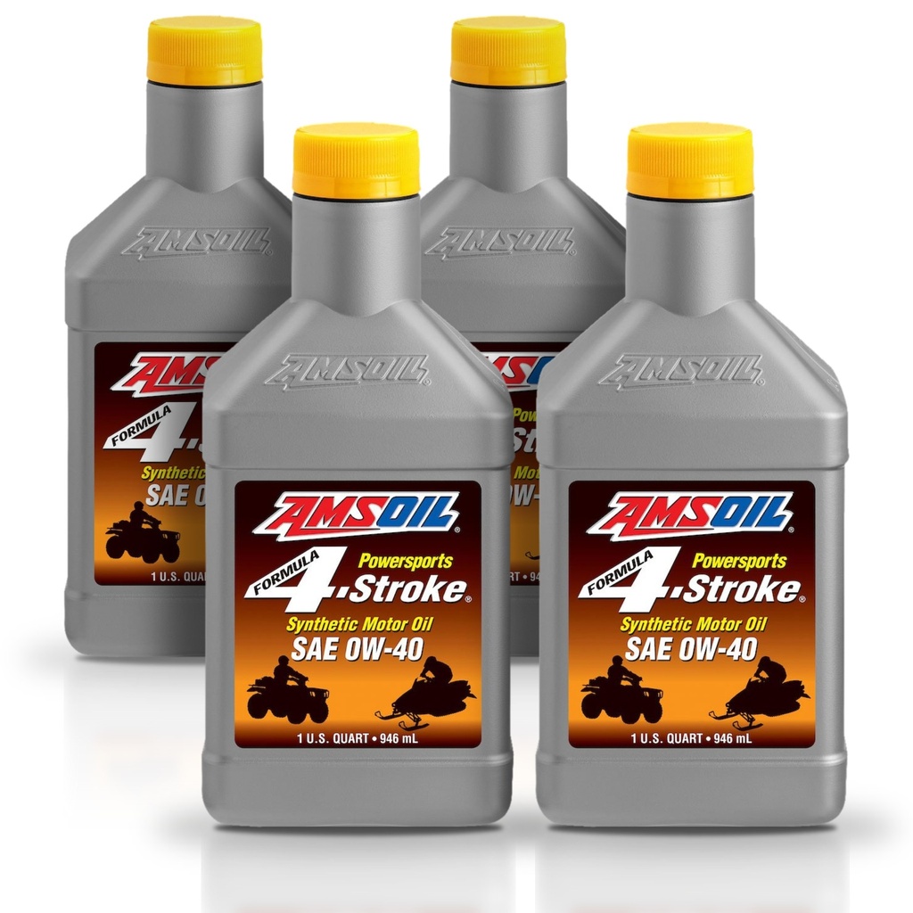 [KIT-AMAFFQT-4L] Kit 4 Litros SAE 0W40 Formula 4-Stroke® Synthetic Power Sports Motor Oil AMSOIL