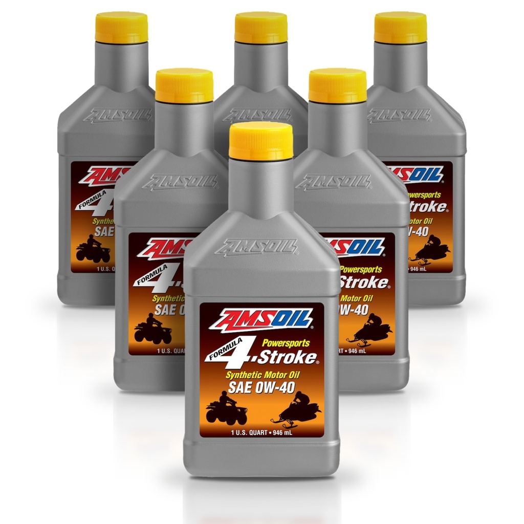 [KIT-AMAFFQT-6L] Kit 6 Litros SAE 0W40 Formula 4-Stroke® Synthetic Power Sports Motor Oil AMSOIL