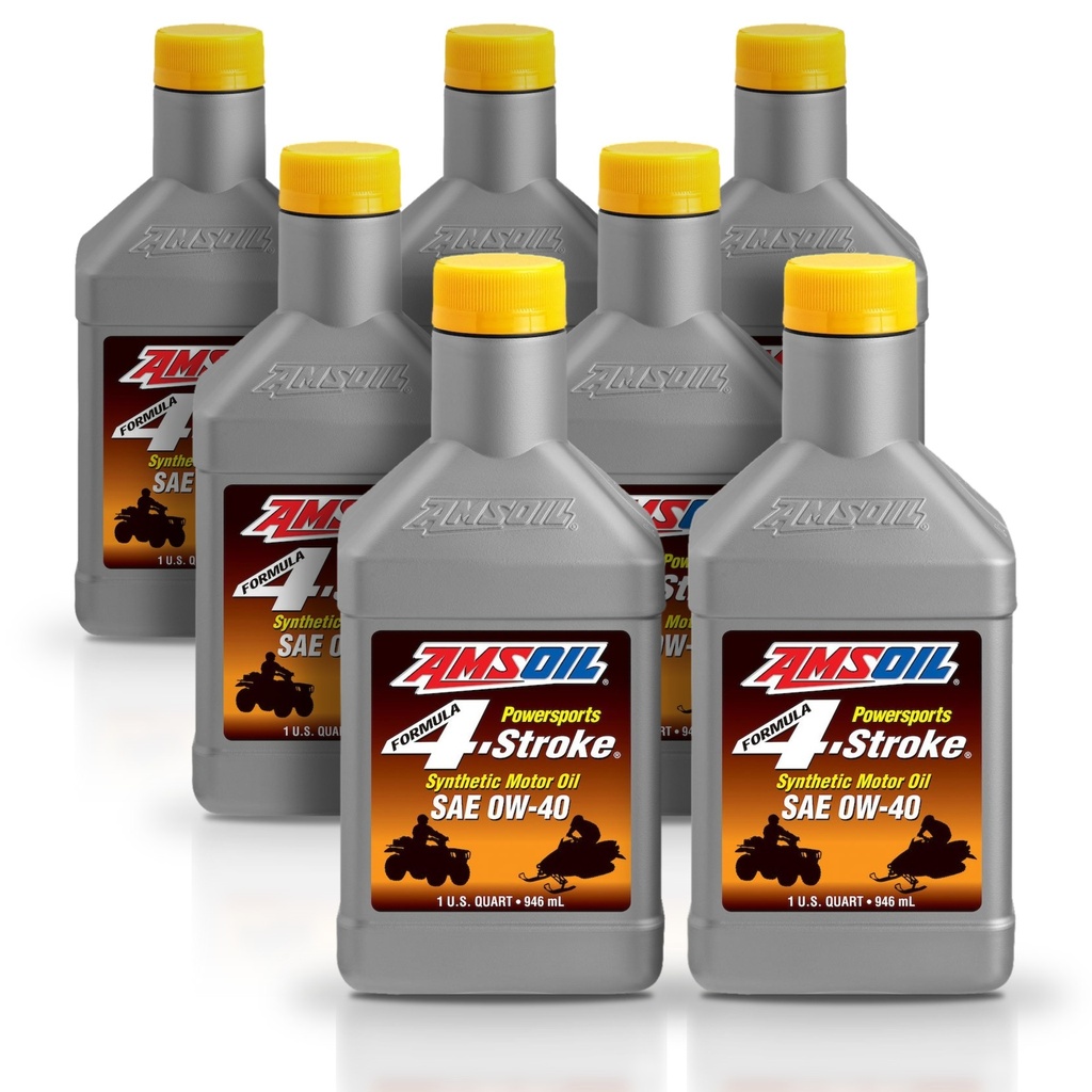 [KIT-AMAFFQT-7L] Kit 7 Litros SAE 0W40 Formula 4-Stroke® Synthetic Power Sports Motor Oil AMSOIL