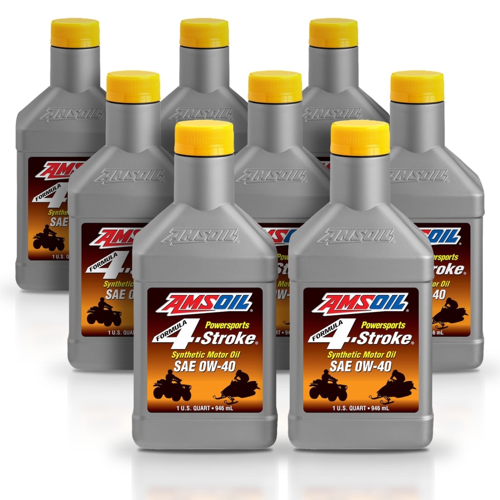 [KIT-AMAFFQT-8L] Kit 8 Litros SAE 0W40 Formula 4-Stroke® Synthetic Power Sports Motor Oil AMSOIL