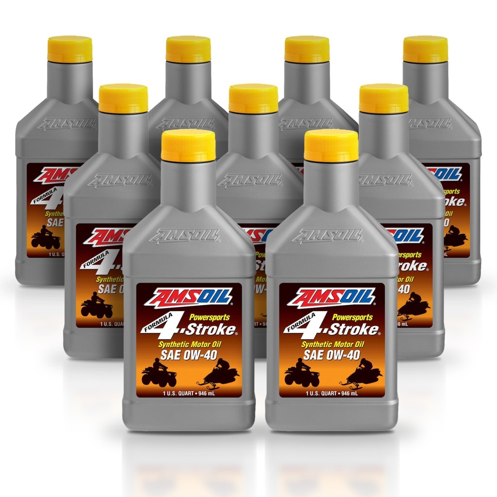 [KIT-AMAFFQT-9L] Kit 9 Litros SAE 0W40 Formula 4-Stroke® Synthetic Power Sports Motor Oil AMSOIL