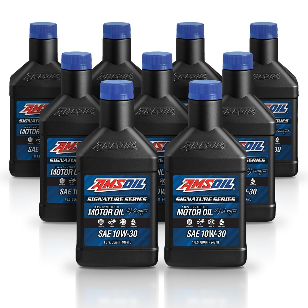 [KIT-AMATMQT-9L] Kit 9 Litros SAE 10W30 Synthetic Motor Oil AMSOIL