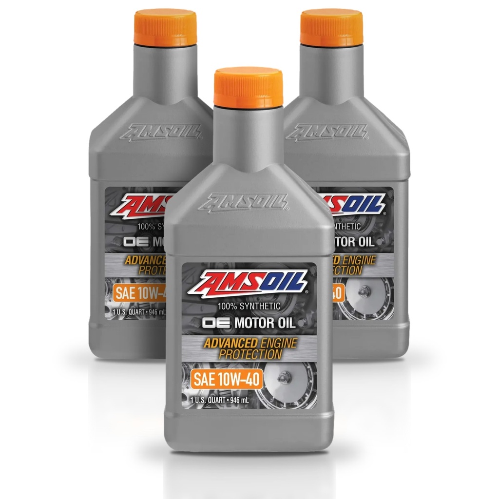 [KIT-AMOEHQT-3L] Kit 3 Litros SAE 10W40 OE Synthetic Motor Oil AMSOIL