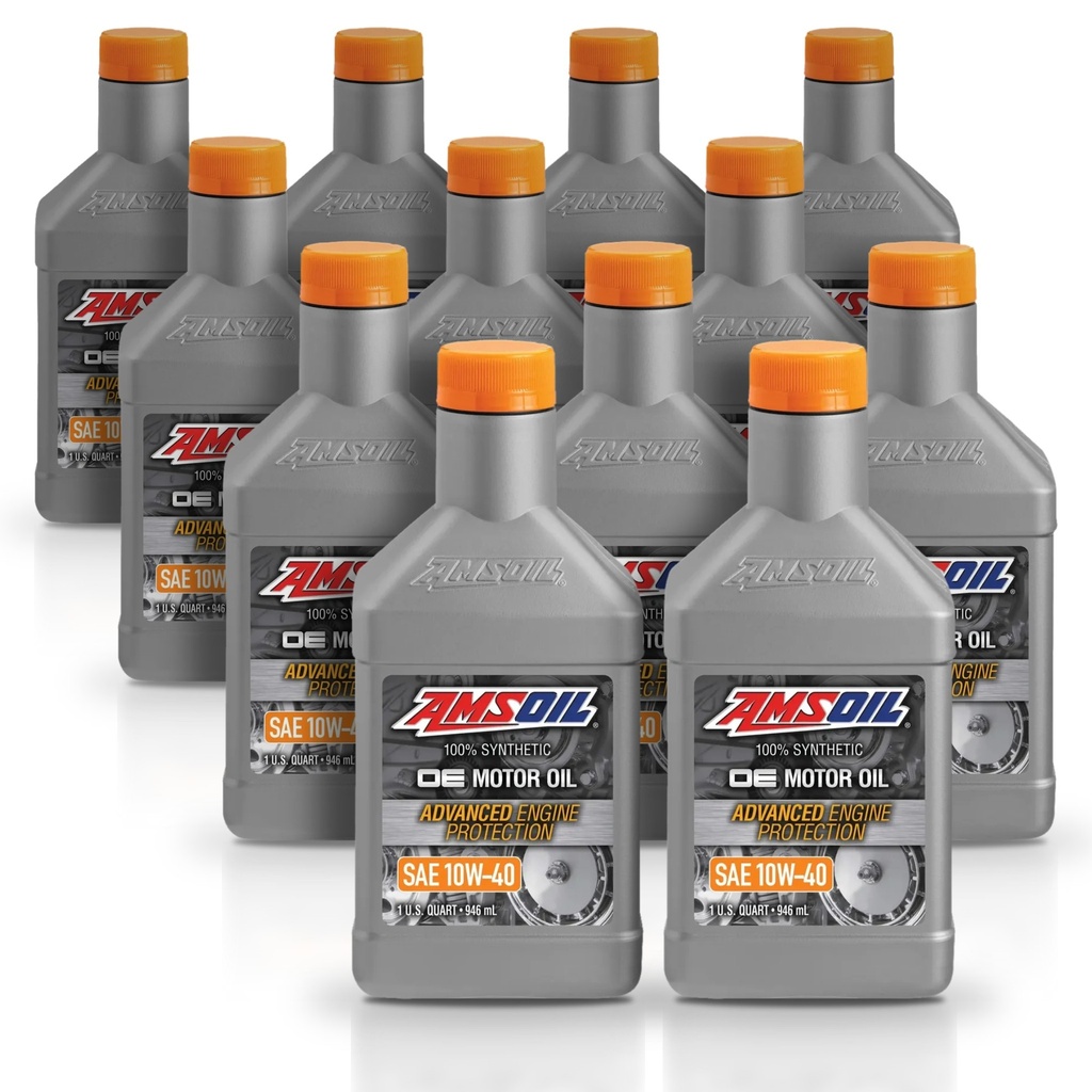 [KIT-AMOEHQT-12L] Kit 12 Litros SAE 10W40 OE Synthetic Motor Oil AMSOIL