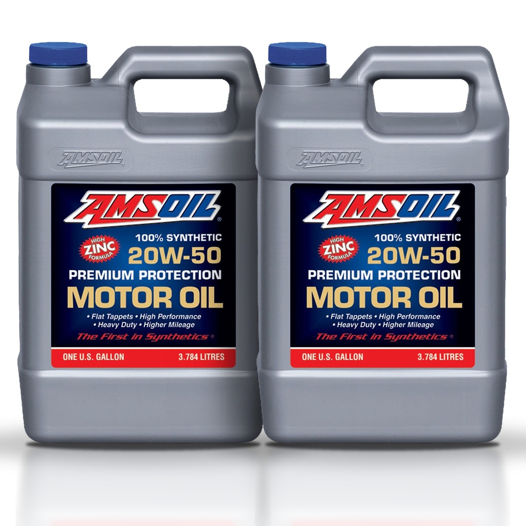 [KIT-AMARO1G-2G] Kit 2 Galones SAE 20W50 Premium Protection Synthetic Motor Oil AMSOIL