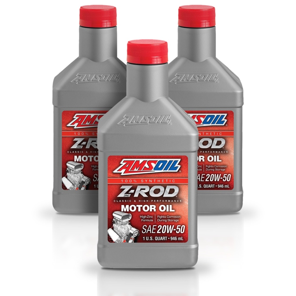 [KIT-AMZRFQT-3L] Kit 3 Litros SAE 20W50 Z-ROD™ Synthetic Motor Oil AMSOIL