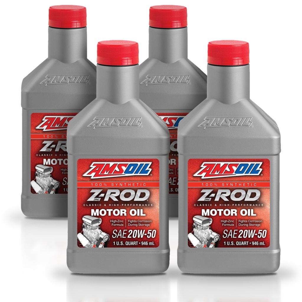 [KIT-AMZRFQT-4L] Kit 4 Litros SAE 20W50 Z-ROD™ Synthetic Motor Oil AMSOIL