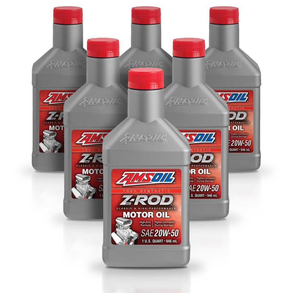 [KIT-AMZRFQT-6L] Kit 6 Litros SAE 20W50 Z-ROD™ Synthetic Motor Oil AMSOIL